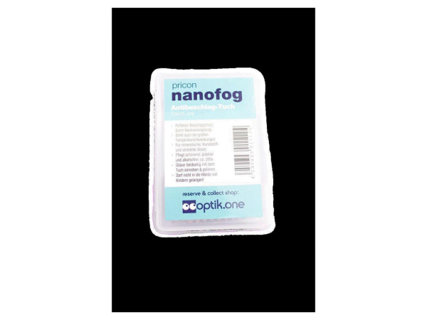 NANOFOG Tuch mit Nanoversieglung | Antibeschlag-Tuch f&uuml;r alle Gl&auml;serarten - langanhaltend und effizient ohne Alkohol