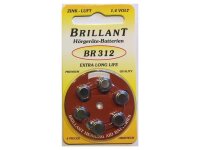 Brillant Hörgeräte Batterien 312er 10 Blister