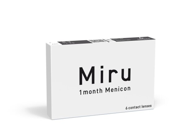 Miru 1 month Menicon sphärisch Monatslinse