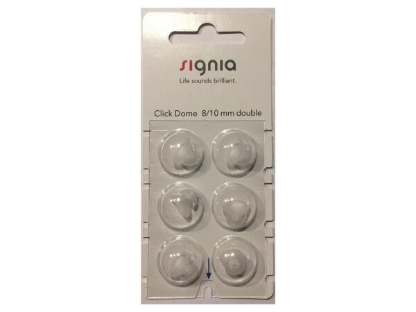 Signia Click Dome 8/10 mm double 6er Blister