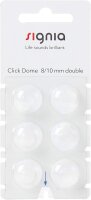 Signia Click Dome 8/10 mm double 6er Blister