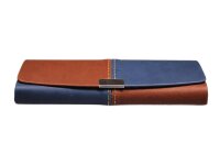 Brillenetui Pascal Braun-Blau