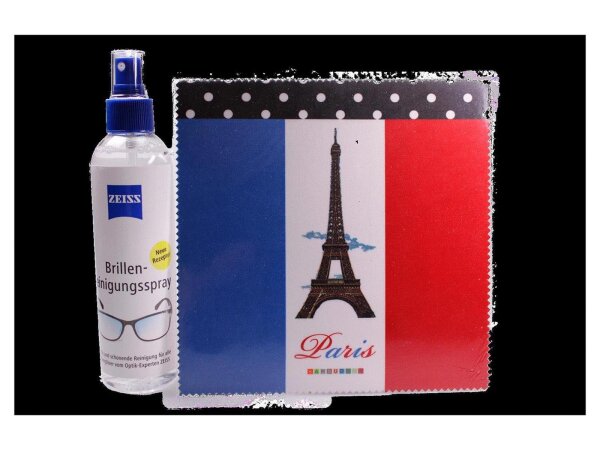 Mikrofasertuch &quot;Paris Frankreich Flagge&quot;  Gr&ouml;&szlig;e 18,5*18,5 cm von La Kelnet