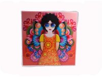 Mikrofasertuch "Schmetterling Pfirsich"