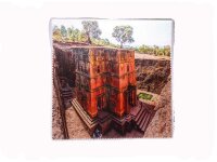 Mikrofasertuch "Felsenkirche von Lalibela"
