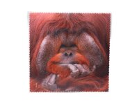 Mikrofasertuch &quot;Orang-Utan&quot; Gr&ouml;&szlig;e 18,5*18,5 cm von La Kelnet