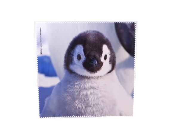 Mikrofasertuch &quot;Pinguinkind&quot;  Gr&ouml;&szlig;e 18,5*18,5 cm von La Kelnet
