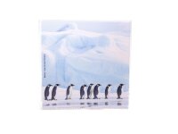 Mikrofasertuch &quot;Pinguine im G&auml;nsemarsch&quot;  Gr&ouml;&szlig;e 18,5*18,5 cm von La Kelnet