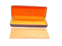 Brillenetui Nomad Silber/ Orange Hardcase