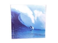 Mikrofasertuch &quot;Surfer in der Welle&quot;  Gr&ouml;&szlig;e 18,5*18,5 cm von La Kelnet