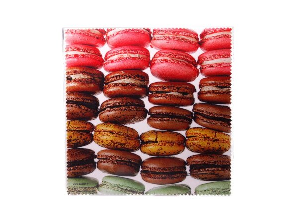 Mikrofasertuch &quot;Macarons 2&quot;  Gr&ouml;&szlig;e 18,5*18,5 cm von La Kelnet