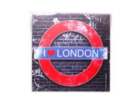 Mikrofasertuch &quot;I Love London&quot;  Gr&ouml;&szlig;e 18,5*18,5 cm von La Kelnet