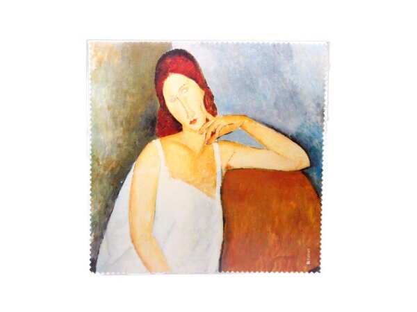 Mikrofasertuch &quot;Amedeo Modigliani&quot; Gr&ouml;&szlig;e 18,5*18,5 cm von La Kelnet