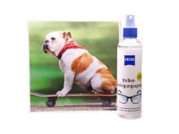 Mikrofasertuch &quot;Bulldogge auf Skateboard&quot;...