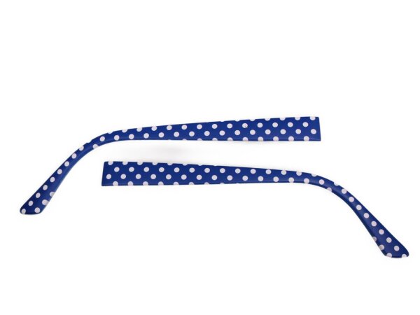 Eye Max Brillenbügel 5574.01 blau mit weisen Punkten