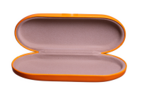 Hartschalen Etui von Optiker Dietrich Orange