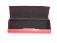 Alu Etui von Optiker Dietrich in Kirsch Rot