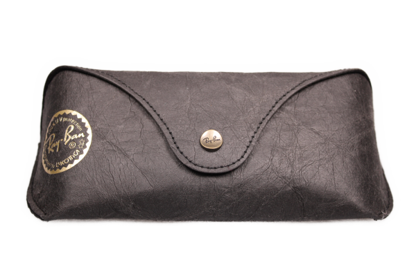 Softcase von Ray Ban in Grauschwarz Used Look