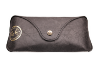 Softcase von Ray Ban in Grauschwarz Used Look