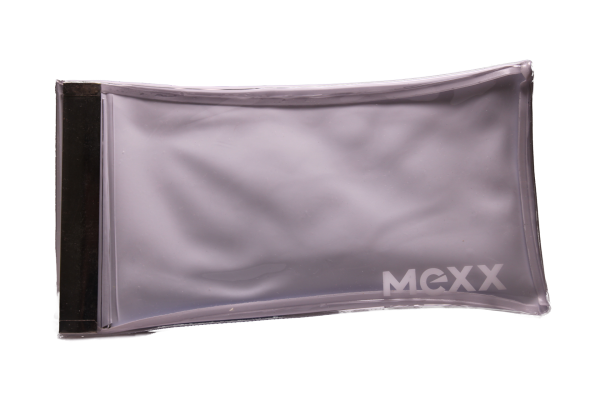 Softcase Brillenbeutel von Mexx in Wei&szlig;/Silber