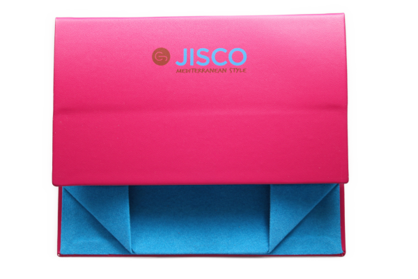 Faltetui von Jisco in Magenta Pink &amp; Hellblau klein