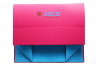 Faltetui von Jisco in Magenta Pink &amp; Hellblau klein