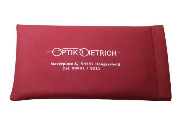 Softcase von Optik Dietrich Bordeaux Rot