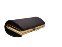 Hartschalen Etui von Optiker Dietrich Clutch Schwarz/Gold