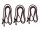 Braune Brillenkordel - 3er Pack