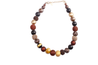 Stephisimo Damen Kette Braun- Gold B-WARE!! *SALE*