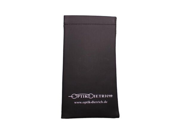 Softcase Brillenbeutel von Optik Dietrich Logo Weiß