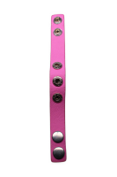 Click Button Armband Pink