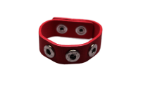 Click Button Armband Rot