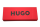 Hartschalenetui von Hugo Boss Rot
