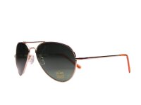 Piloten Sonnenbrille mit Federscharnier in Gold