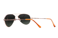 Piloten Sonnenbrille mit Federscharnier in Gold