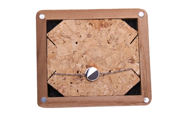 Holzkern Armband Rund