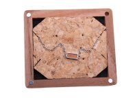 Holzkern Armband Koa/Silber