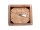 Holzkern Armband Schiefer/ Silber