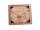 Holzkern Kette Walnuss/Gold
