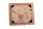 Holzkern Kette Walnuss/Gold