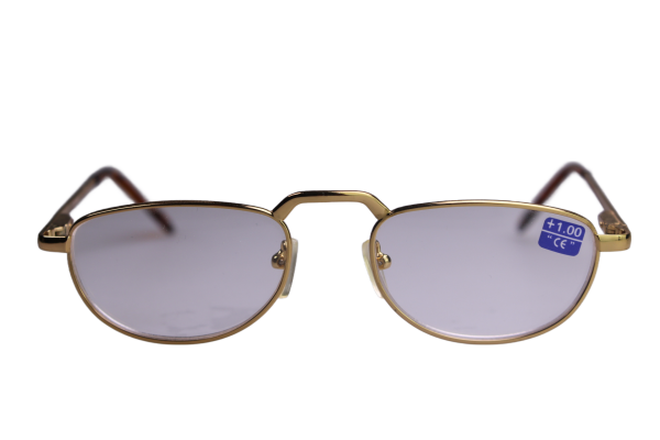 Lesebrille R06 Gold + 1.00
