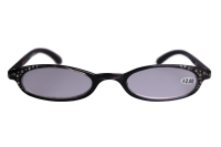 Lesebrille Graubraun + 2.0