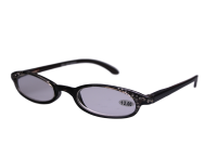 Lesebrille Graubraun + 2.0