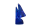 Brillenständer - Brillennase Blau