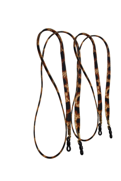 Modische Brillenbänder 2er Set in Leopardenoptik II