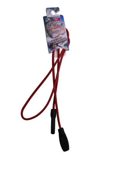 Sportlederbrillenband in Rot