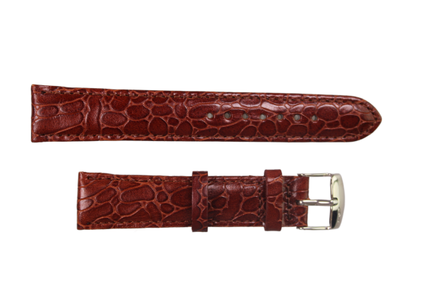 Uhrenband dunkel Braun 18 mm