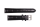 Uhrenband Schwarz glänzend 18 mm