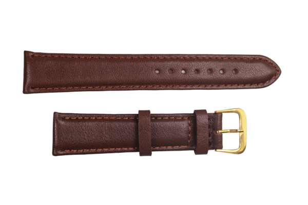 Uhrenband Dunkelbraun 18 mm